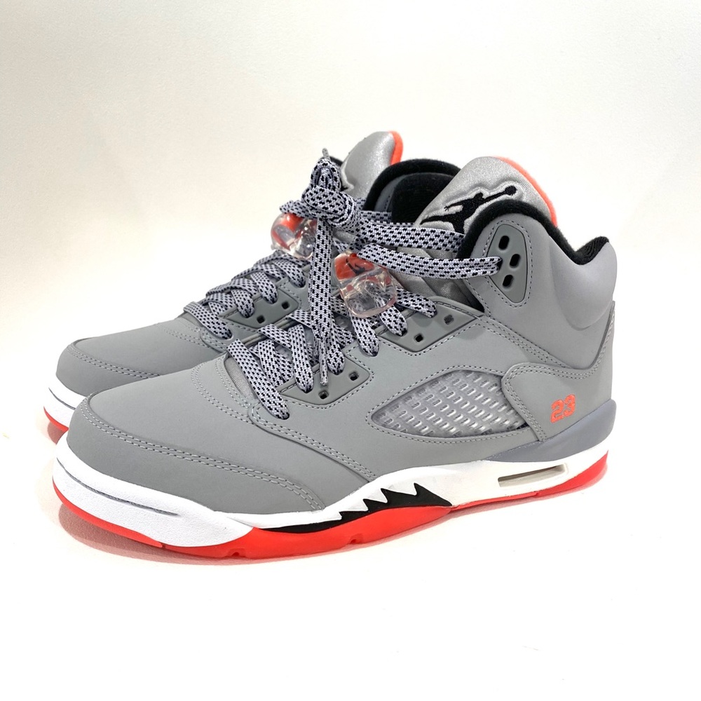 Nike Air Jordan 5 Retro GG Hot Lava Cool Grey 7y